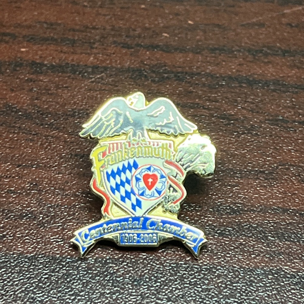 Frankenmuth Michigan Centennial Chamber 1906-2006 Lapel Hat Pin